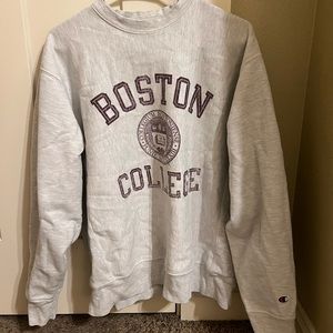 Champion Reverse Weave Boston College Adult Medium Pullover Crewneck Sweatshirt
